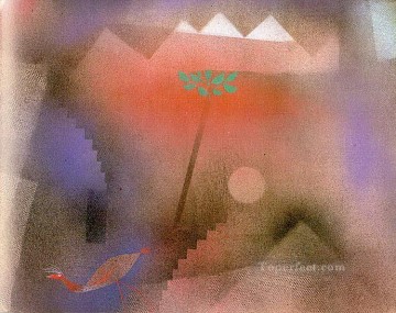  bird Canvas - Bird Wandering Off Paul Klee